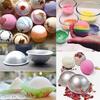 Metal Bath Bomb Molds Bath Ball Molds for Crafts Bath Bomb Handmade Soaps Candle Cake Ice Cream Baking 8 cm 3.15 Inches