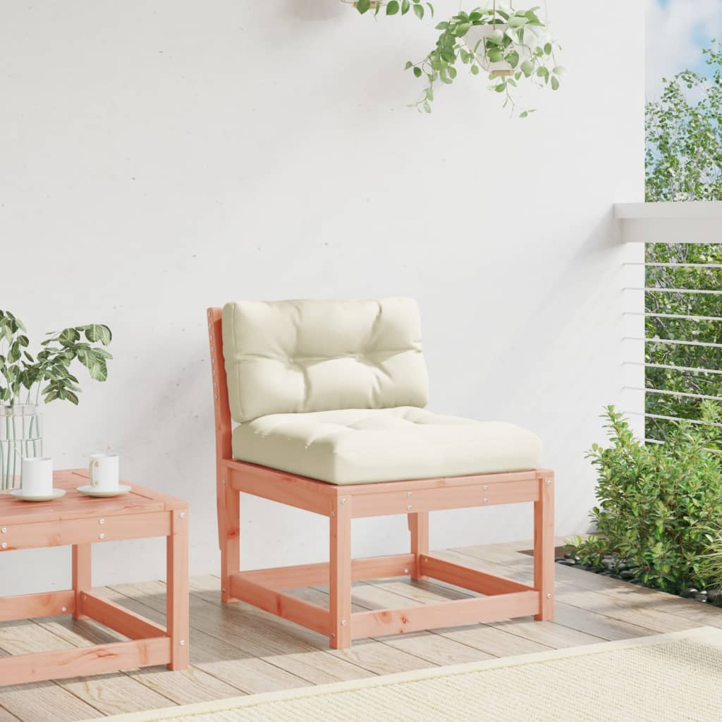 Vidaxl Sofa Ogrodowa Z Poduszkami, Lite Drewno Daglezjowe