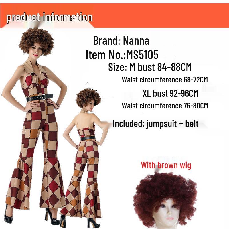 Хэллоуинский костюм диско-хиппи 70-х