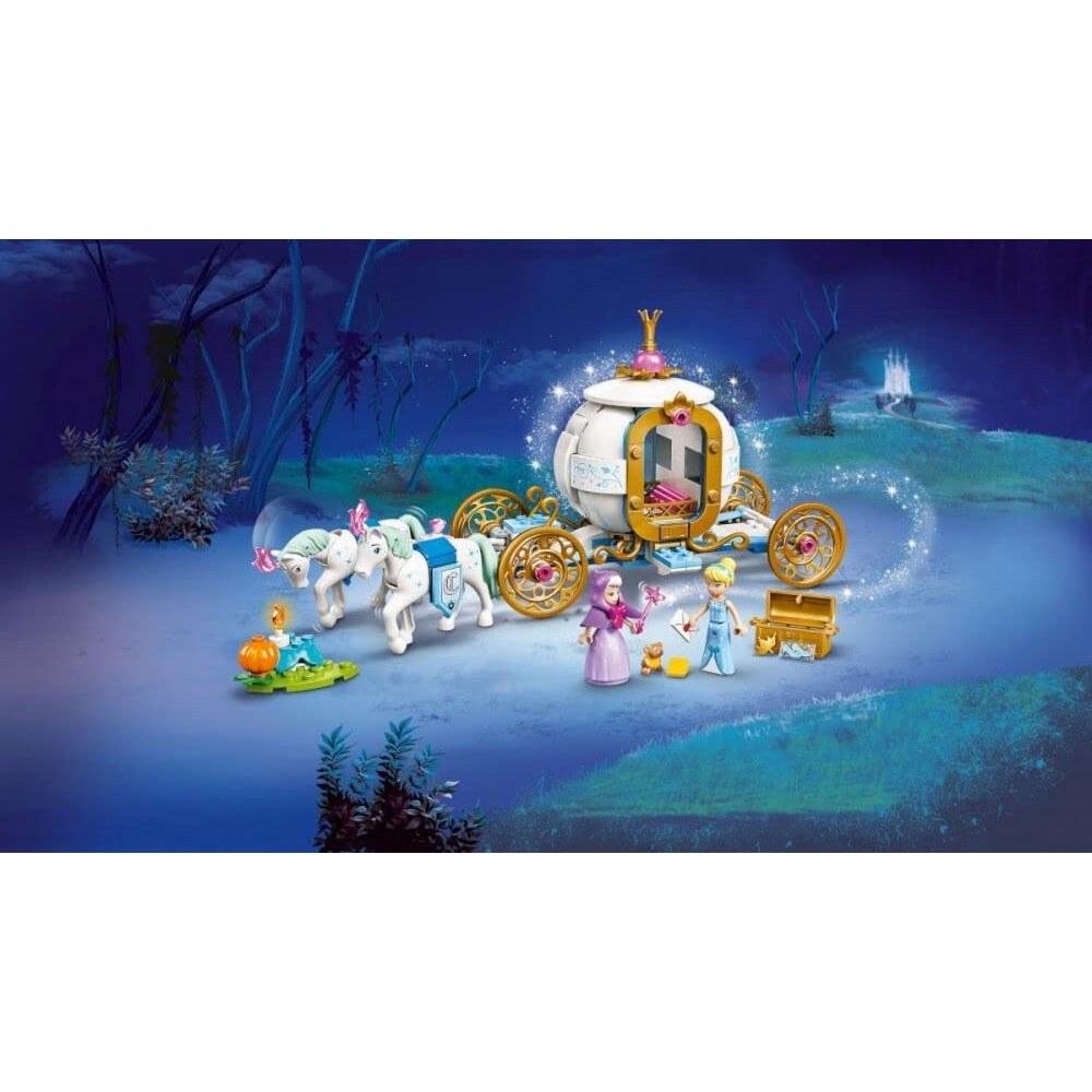 LEGO Disney Princess Cinderella Carriage Toy Building Blocks Gift for Girls Age 6 and Up
