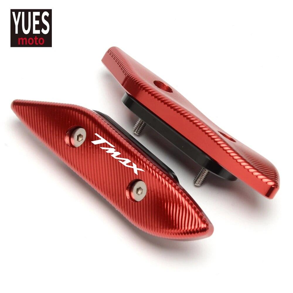Аксессуары для мотоциклов, алюминиевая крышка с отверстием для зеркала с ЧПУ, новая крышка с логотипом для Yamaha TMAX 530 2012-2017 T MAX SX/DX 2017-