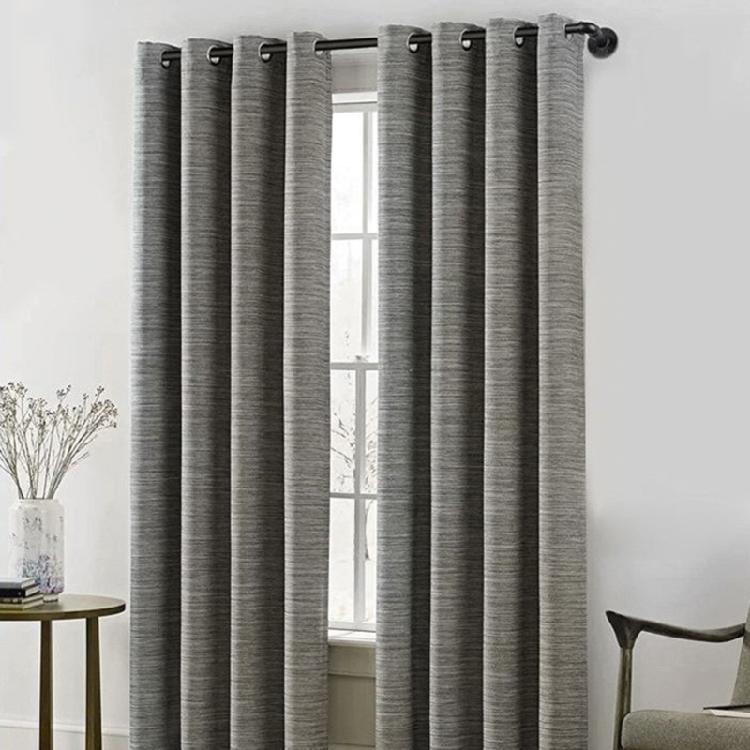 Adjustable Length Carbon Steel Curtain Rod Wrap Around Drapery Rod for Bedroom Indoor and Outdoor Curtain Rod Decors