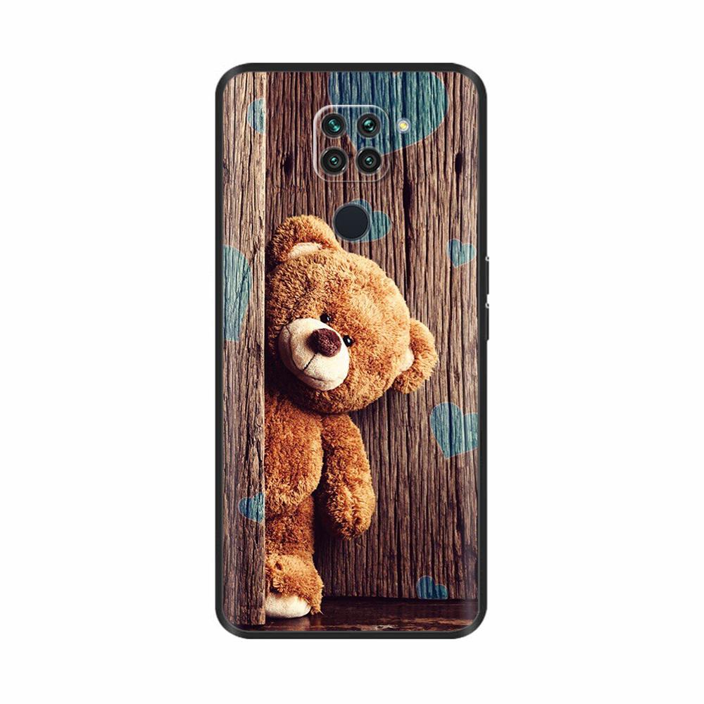 Чехол Для Xiaomi Redmi Note 9 Чехол Мягкая Черная Силиконовая Задняя Крышка Для Redmi Note9 Чехол Redmi Note 9 Чехол Funda Coque Бампер Оболочка