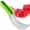 Watermelon Slicer Cutter Stainless Steel Color Non-slip Plastic Wrap Handle Not Hurt Hands Cantaloupe Kitchen Fruit Cutting Tool