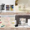 3-Tier Clear Acrylic Drawer Storage Box Durable Desktop Organizer for Home Vanity Desk Stationery Storage