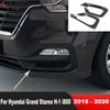 Для Hyundai Grand Starex H-1 i800 2018- Накладки на противотуманные фары автомобиля из углеродного волокна, отделка, рамки противотуманных фар, аксессуары
