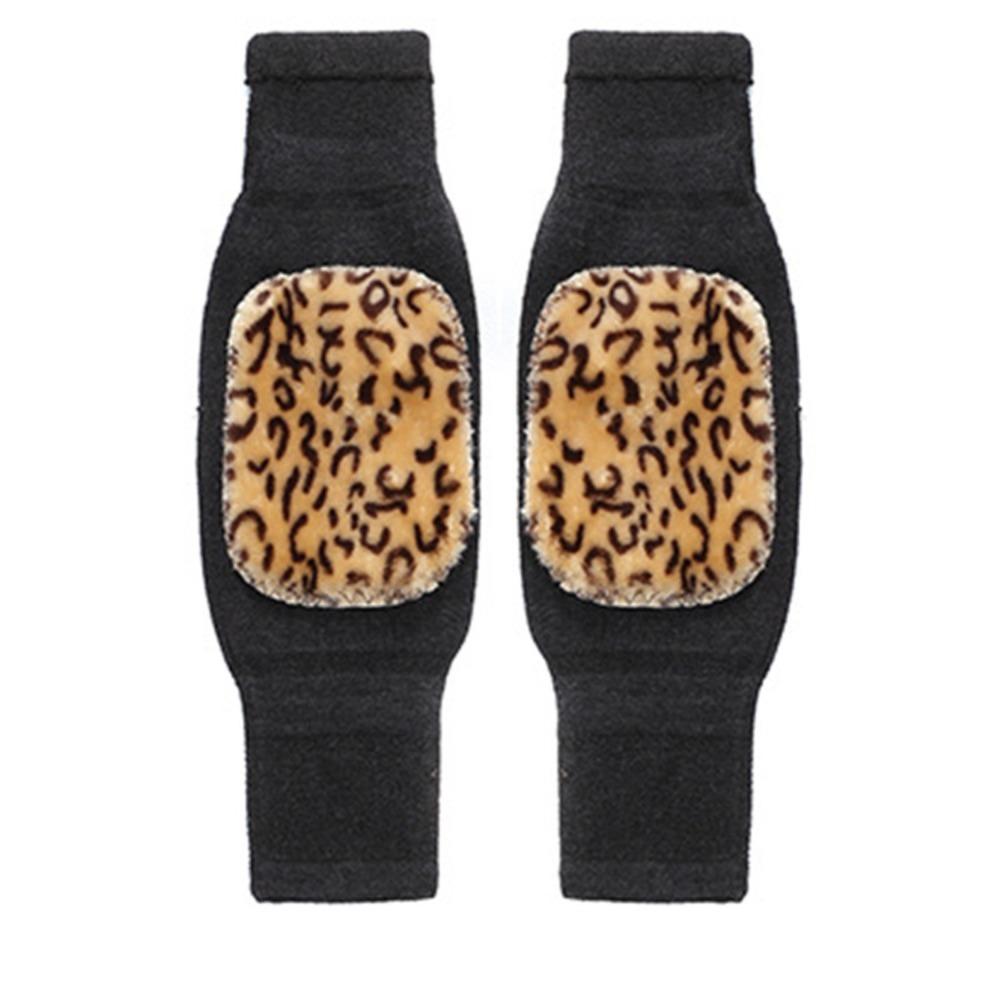 Support Leg Warmer Coldproof Thicken Knee Sleeve Wool Knee Pad  Cycling Ski Running