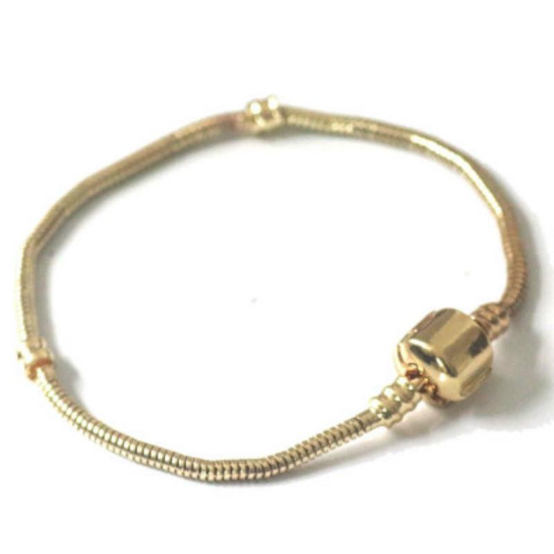 Charm Bracelet Snake Chain Fit Basic Bracelets for Fashion Women Beads DIY Jewelry Accessories Gifts