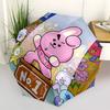 1 шт. Автоматический складной зонт BT21 Cooky для улицы - Автоматическое открытие/закрытие, Портативная 3-складная конструкция, Железный каркас с 8 ребрами, Идеальный подарок для фанатов, Путешественников, для ежедневного использования