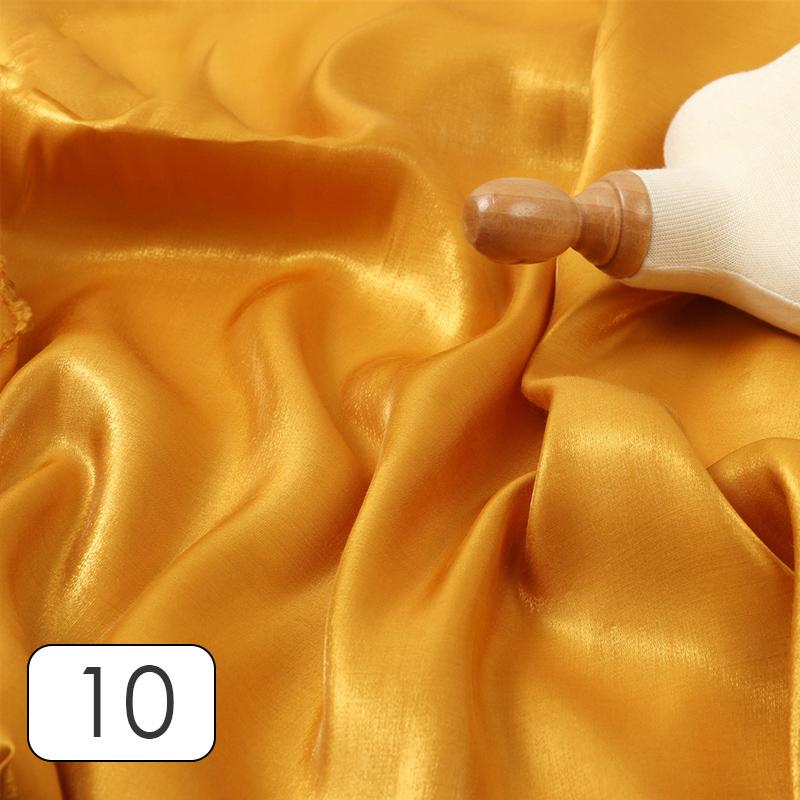 Цветная глазурь шелковый атлас градиентная ткань блестящая яркая шелковистая нежная атласная ткань для самостоятельного пошива свадебного платья рубашки материал