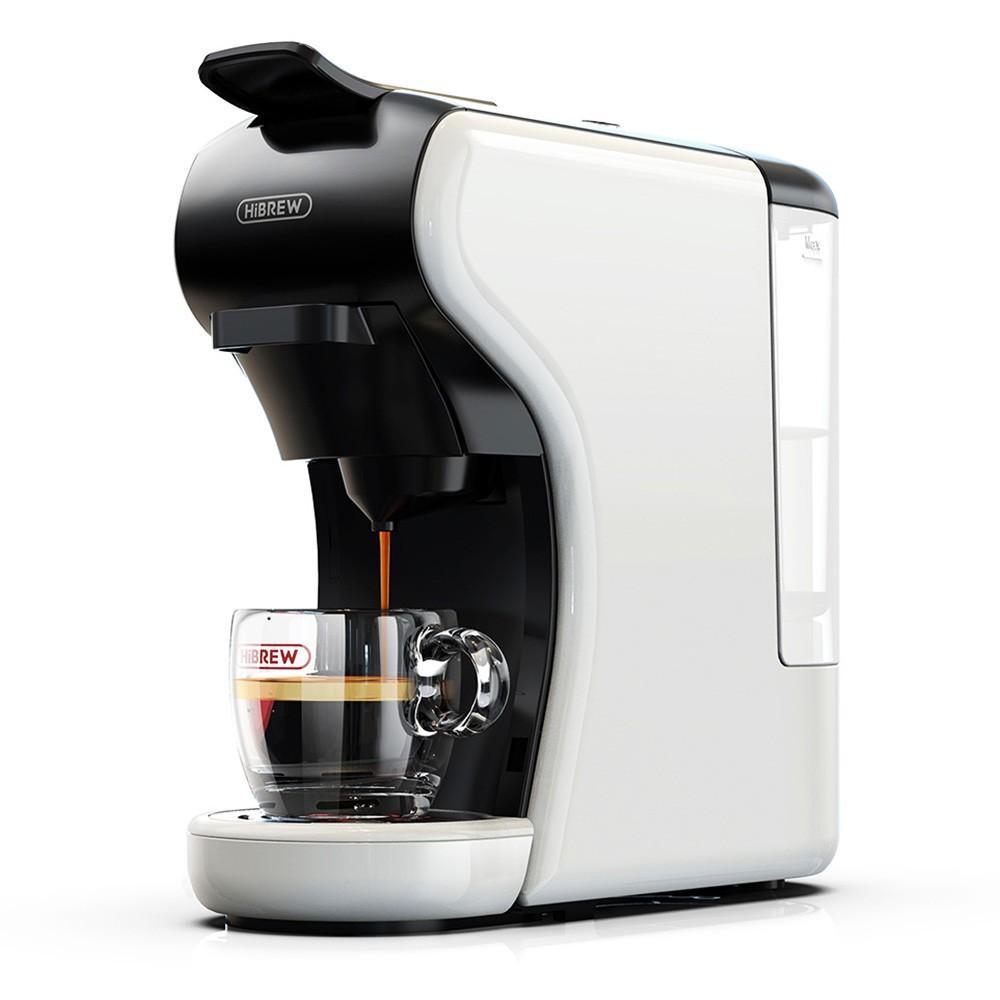 HiBREW H1A 220V Coffee Machine Espresso Cold and Hot Extraction Compatible Multi-capsule Small