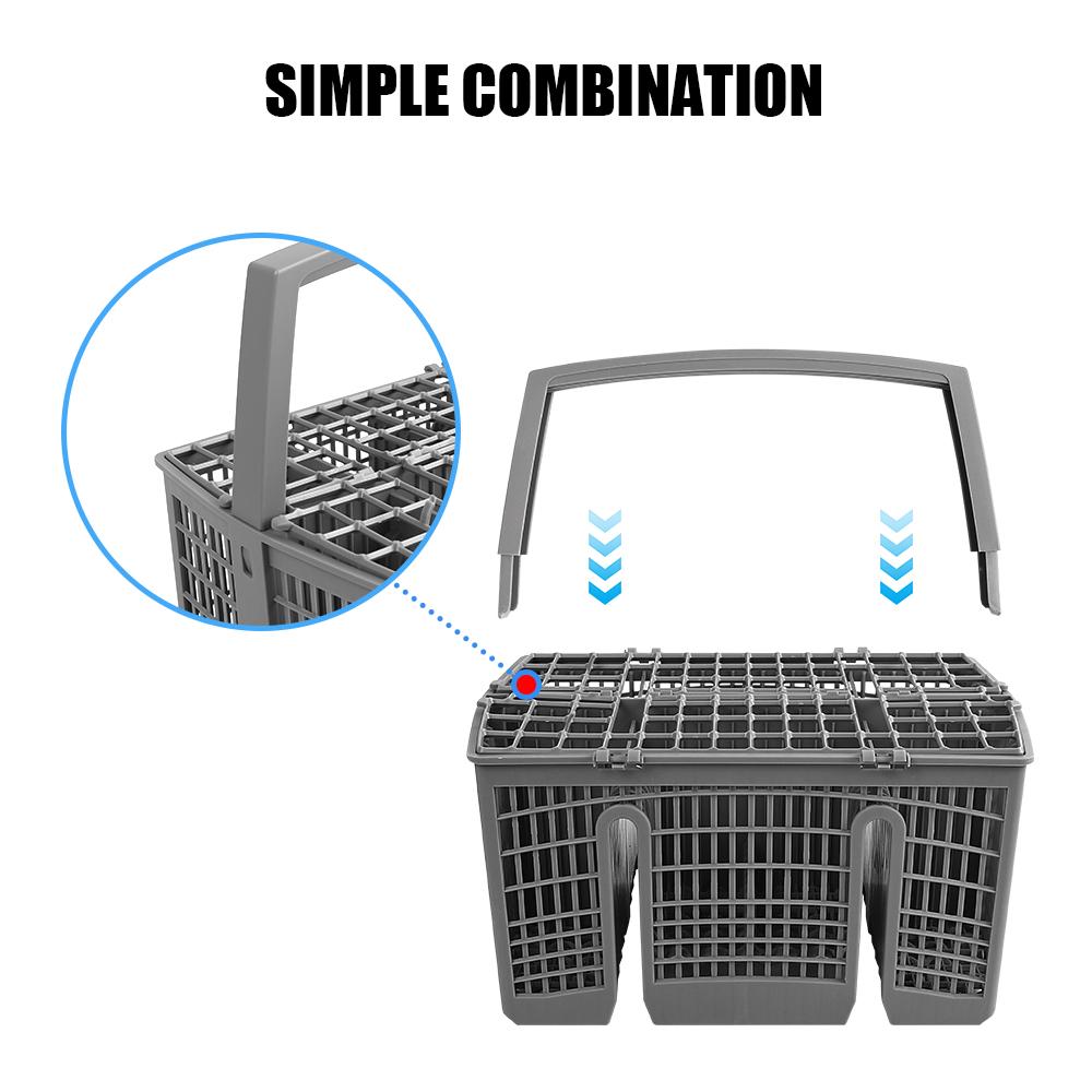 1PC Dishwasher Cutlery Basket for Bosch For Maytag For LG For Kitchenaid for Bosch for Kenmore Dishwasher Knifes Fork Storage Basket Cutlery Holder