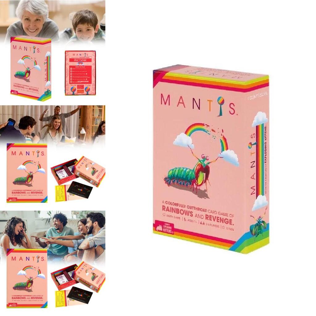 Мантис Взрывной Котёнок Мантис Игра на совпадение карт для захватывающих семейных посиделок
