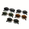Unisex Polygonal Fashion Glasses Suitable for Outdoor and Daily Wear Adjustable Design Trendy Glasses