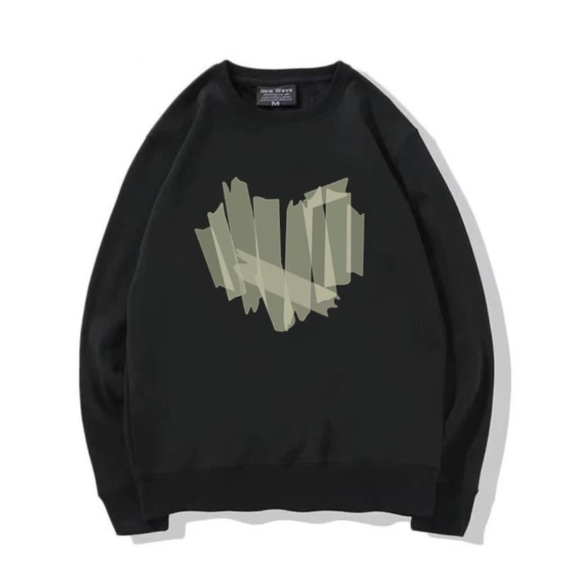 Women Thick Velvet Round Neck Hoodie for Autumn Winter New Ladies Loose  Long Sleeved Oversize Shoulder Down Sweatshirt Top