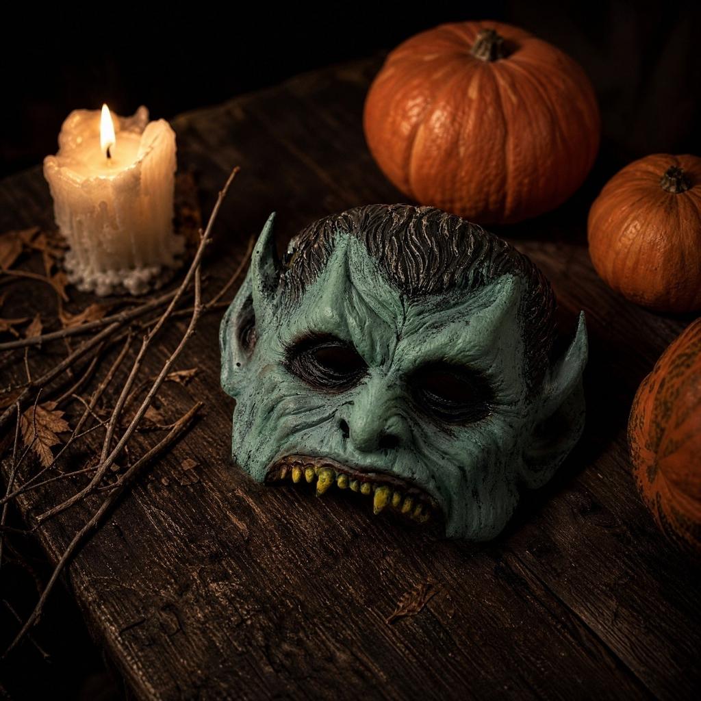 Halloween Orc Horror for Costume Party - Scary Face Prop for Cosplay