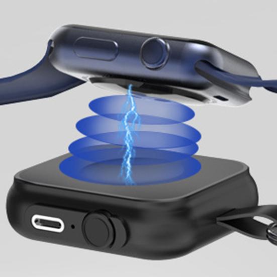 Портативное беспроводное зарядное устройство с функцией быстрой зарядки, магнитным присосом и многофункциональной защитой, зарядка часов Plug Play для iWatch 8 SE 7 6 5 4 3 2 1