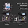 NiceFoto Fog-101.Pro Портативная дымовая машина Профессиональная дымовая машина с дистанционным управлением 5 светодиодов