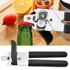 Effortless Can Opener Stainless Steel 360-degree Rotating Knob Non-slip Handle Multifunctional Easy Lid Removal Can Opener