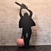 Set Of 4 Halloween Desktop Character Silhouette Ornament Decoration Skeleton Witch - RIpj