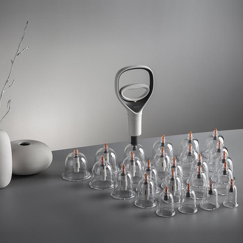 Hwato P24 Вакуумный баночный массажный набор для баночной терапии, набор для акупунктурной терапии на присоске, вакуумные банки, вакуумные банки для акупунктуры