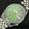 JAPAN VINTAGE REFURBISHED SEIKO 5 AUTOMATIC 6309A MENS GREEN WATCH A441120-9 Sk-a441120-1