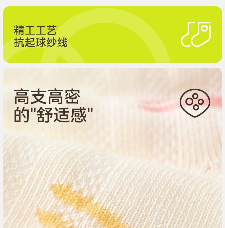 Girls' Cotton Mesh Socks - Summer/Spring Breathable Cartoon Design