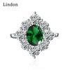 Классическое кольцо Lindon из медного сплава с цирконием, женские ювелирные изделия, свадебный подарок для вечеринки