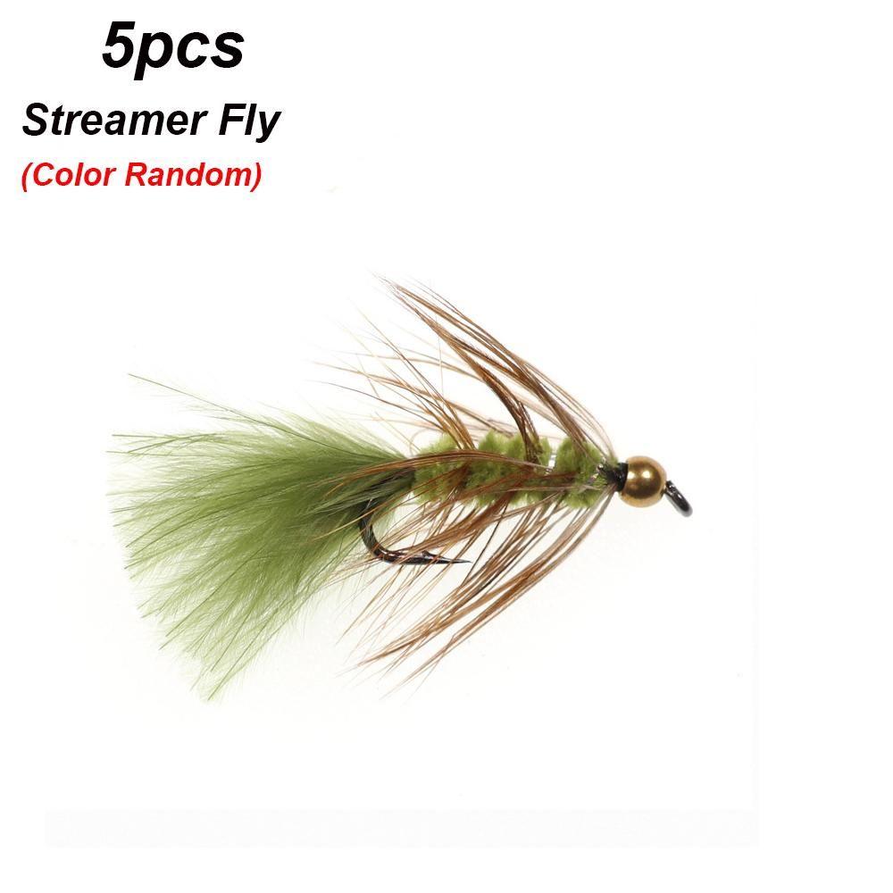 5PCS New Swimbaits Treble Hooks Insect Crank Flies Lure Bionic Bait Shrimp Fly Trout Fishing Lures