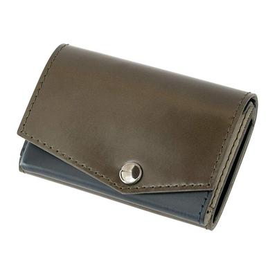 Маленький кошелек Advan Leather Edition Wallet Made in Japan Olive [Abrasas] Мужской