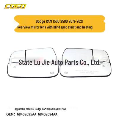 Dodge RAM 2019-2021 Стекло зеркала заднего вида с системой контроля слепых зон