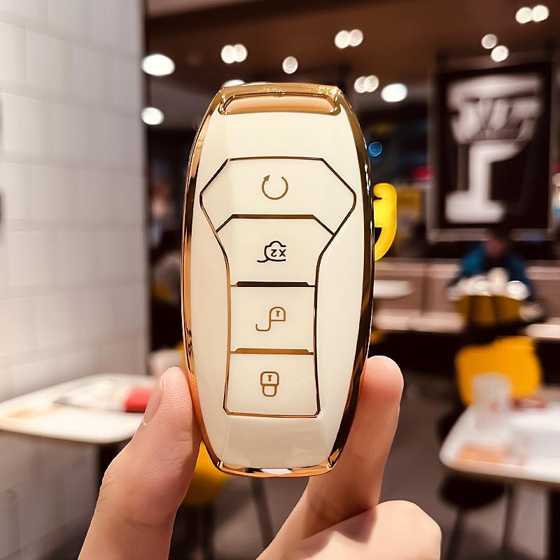 Dedicated Byd Car Key Sleeve YuanProQinplusdmiNew EnergyEVDolphind1Bag