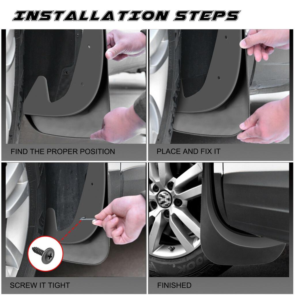 Автомобильные аксессуары 4 шт./компл. универсальные автомобильные шины крыло модифицированные брызговики защита от брызг автомобильные наружные брызговики