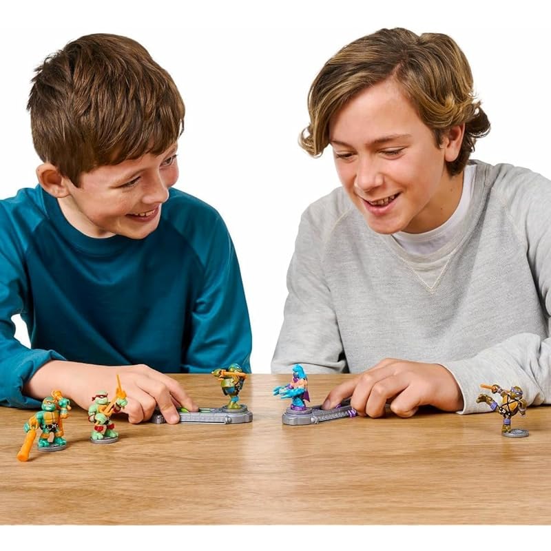 Мутанты черепашки оригинальный сериал х легенда об Акедо мини боевая фигурка делюкс боевой набор (Леонардо & Рафаэль донателло микеланджело шреддер)