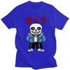 Модная унисекс футболка Sans Farmer с коротким рукавом, 100% хлопок, футболки из игры Undertale, стритвеар футболки