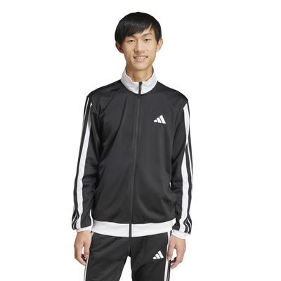 Adidas Трикотажная куртка стандартного кроя с цветными блоками черная размер мужской 3 полоски KQI85, (JI8838), J/XL