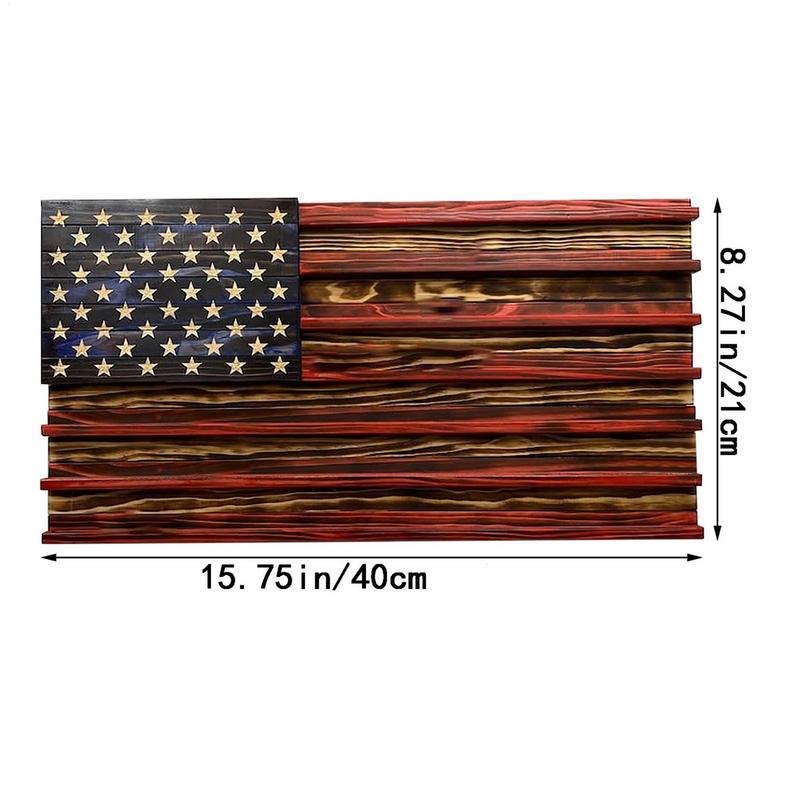 American Flag Challenge Coin Display 7 Rows Wood Coin Stand Rack For Wall Mount Hang Decoration Commemorative Display Stand