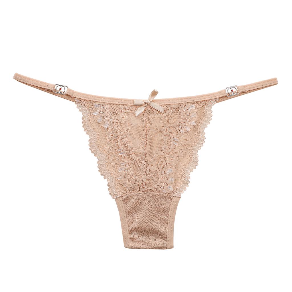 Женские трусики-стринги, сексуальные кружевные трусы с цветами и низкой талией, модные прозрачные трусы197