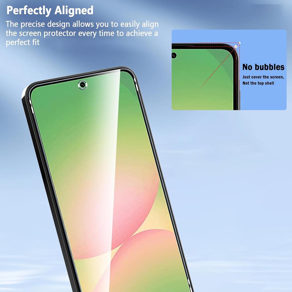 3pcs HD Clear Tempered Glass For Samsung Galaxy A16 A26 A56 A36 A06 4G 5G Screen Protector