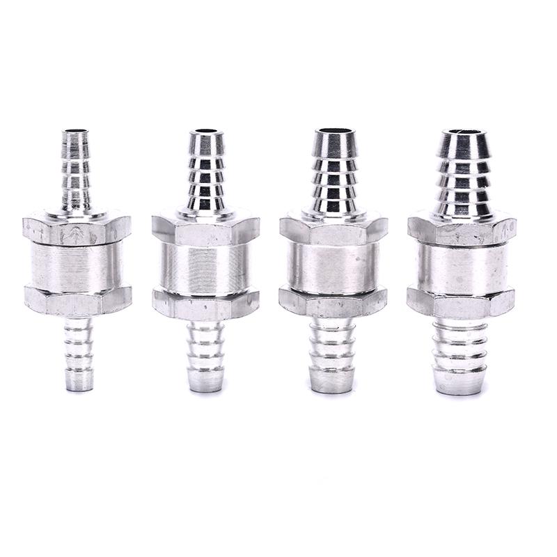 One Way 6/8/10/12Mm 4 Size Aluminium Alloy Fuel Non Return Check Valve