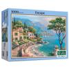 Puzzle Life Coastal Village Jigsaw Puzzle PL1281, 1000 Pieces, Mixed Colors, 1000 Pieces Jigsaw Puzzle, Childrens Games, Educational Toys
