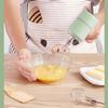 20W Electric Hand Baking Mixer Wireless Stainless Steel Egg Beater Mini Electric Whisk Mixer Household Handheld Whisk Stand Cake