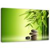 Canvas Print, Bamboo Zen Stones