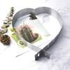 Cake Molds Heart Shaped Stainless Steel Adjustable Retractable Mousse Ring Heart Chocolate Mold Bakery Accessories(7.8-15.7Inch)