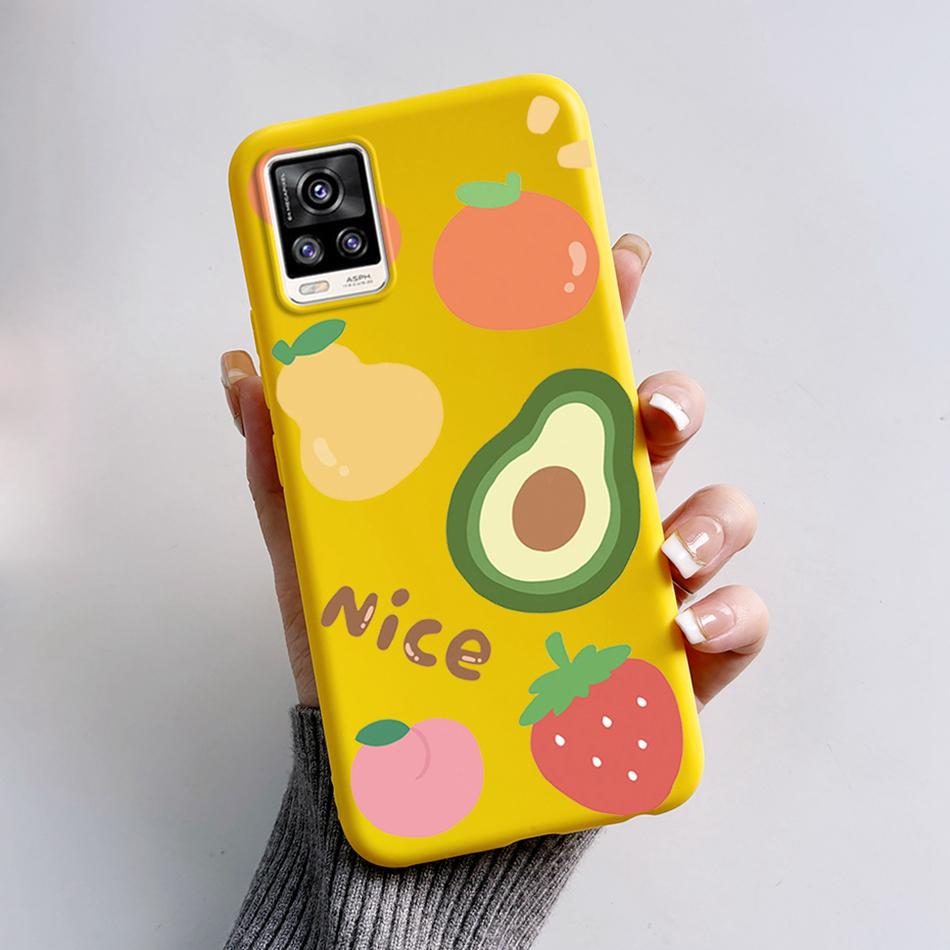 For Vivo V20 2021 Case V2040 Cute Cat Bear Frog Cover Soft Silicone Slim Phone Case For Vivo V20 V 20 VivoV20 V2025 V2024 Bags