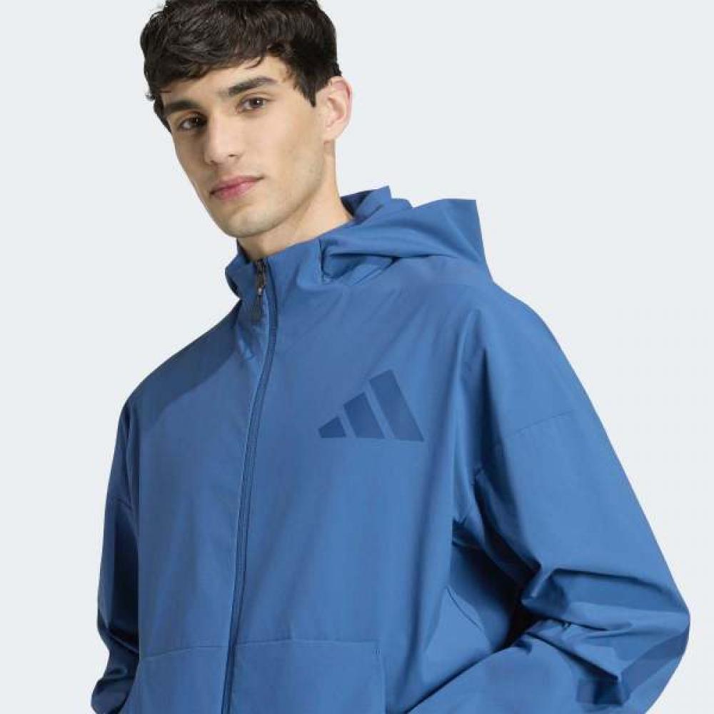 adidas Мужские S свободный крой Z.n.e. Тканая спортивная кофта с техническими деталями