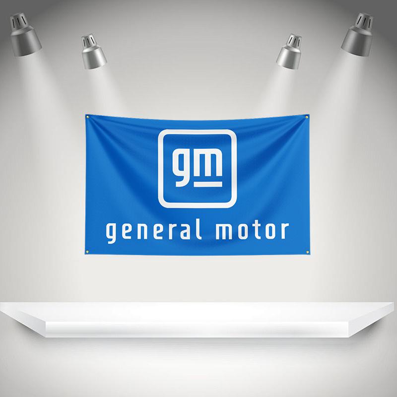Ggm General Motor Flag Auto Parts Tool Banner 3x5ft With Brass Grommets Hd Printing Tapestry Exhibition Car Fans Garage Decor