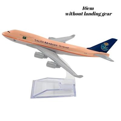 16/20 см Алюминиевый металлический модель самолета Saudi Arabian Airway B747, Saudi Arabian B747 со стойкой для самолета Коллекционный подарок Модель для демонстрации
