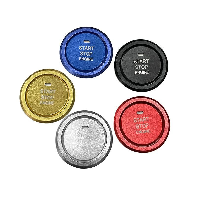 NIUNIUFU Mazda 3 Axela CX-30 Стартерное кольцо для двигателя, алюминиевая крышка, аксессуары, детали интерьера Mazda 3 Axela CX-30, алюминиевый сплав, защита от царапин