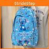 Pattern Stitch Cartoon Kids Backpack With Lightweight Nylon For School Education
